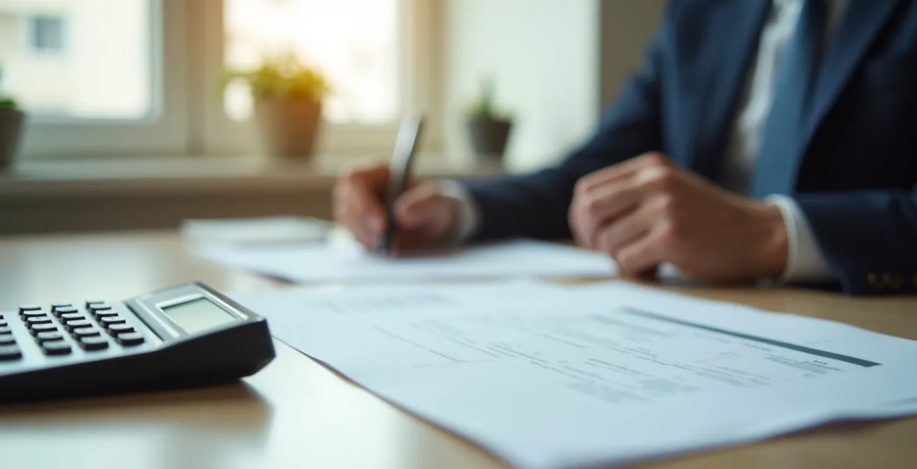 Radar automatique flou avec documents juridiques au premier plan