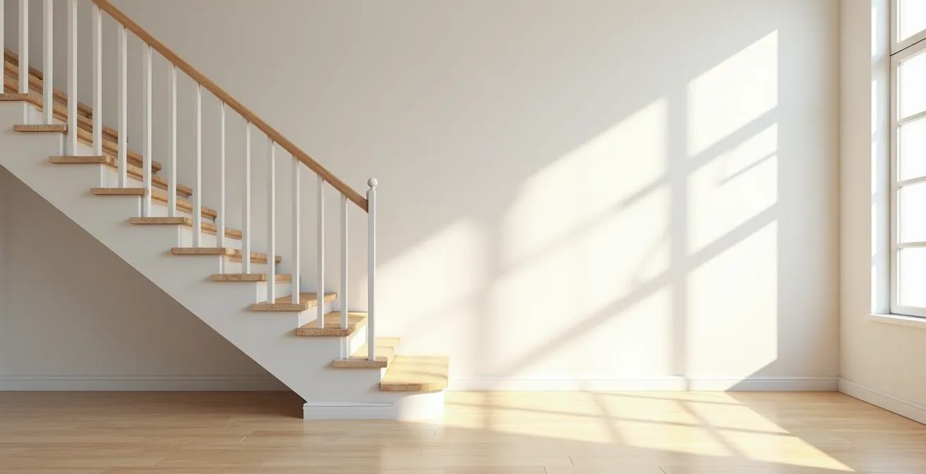 Intérieur de maison sécurisé montrant des éléments de prévention des accidents domestiques